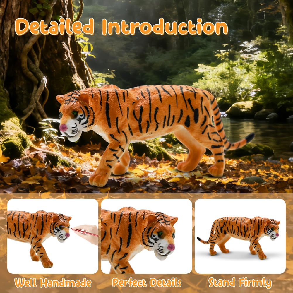 BOLZRA 65PCS Safari Animals Set — Realistic Jungle Figures with Fence Blocks & Storage Box