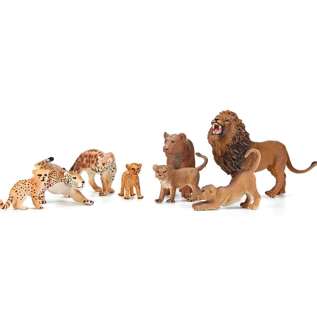 BOLZRA Safari Animals Figures – 14-Piece Realistic Jungle Toy Set