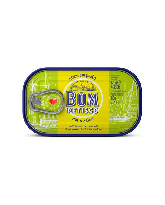 Bom Petisco Tuna In Olive Oil Tin 120gr