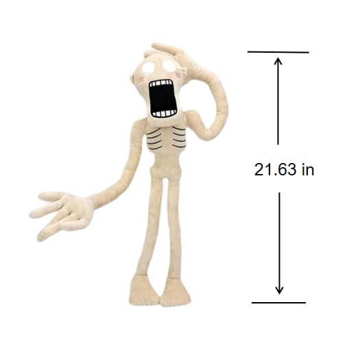 BoneKnight Siren Head Plush – Movable Limbs, 21.6 Inch Milk White Toy