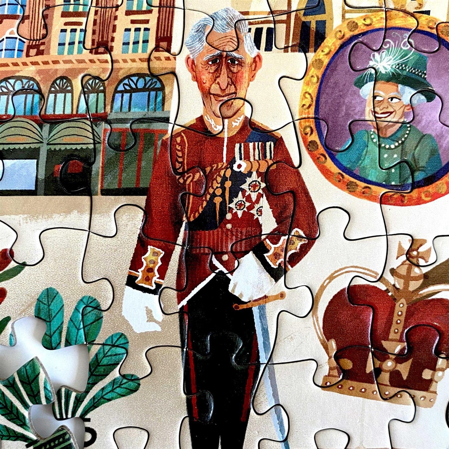 Bopster London Illustrated 1000-Piece Jigsaw Puzzle – 70 x 50 cm, 100% Recycled