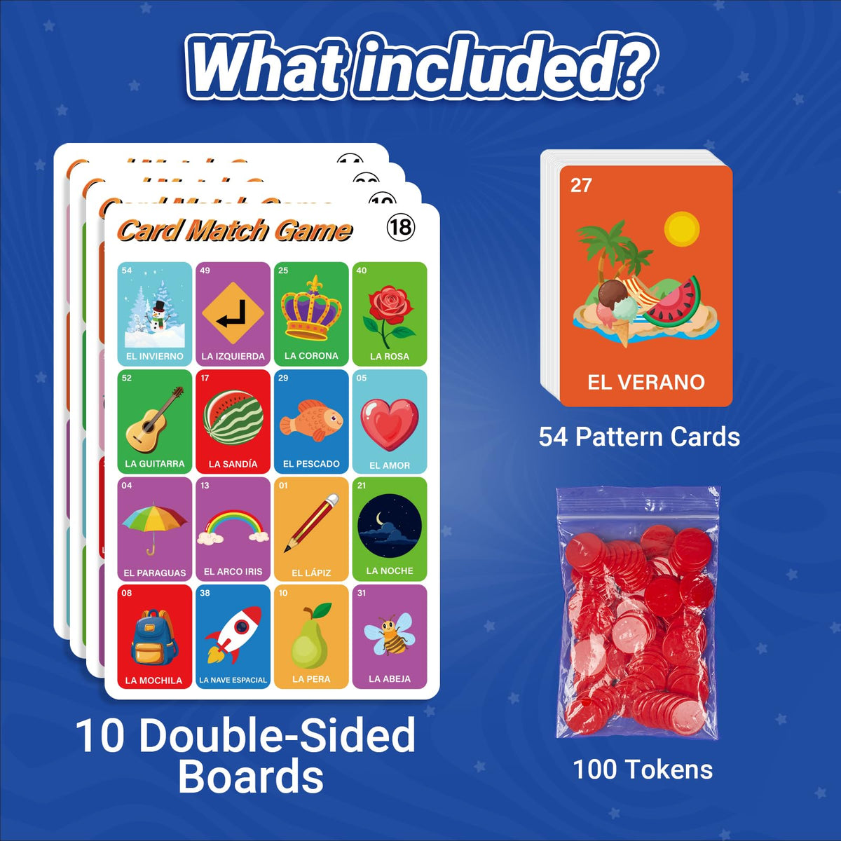 Bosctanuc Loteria Mexican Bingo – Spanish Learning Card Game for Kids and Families