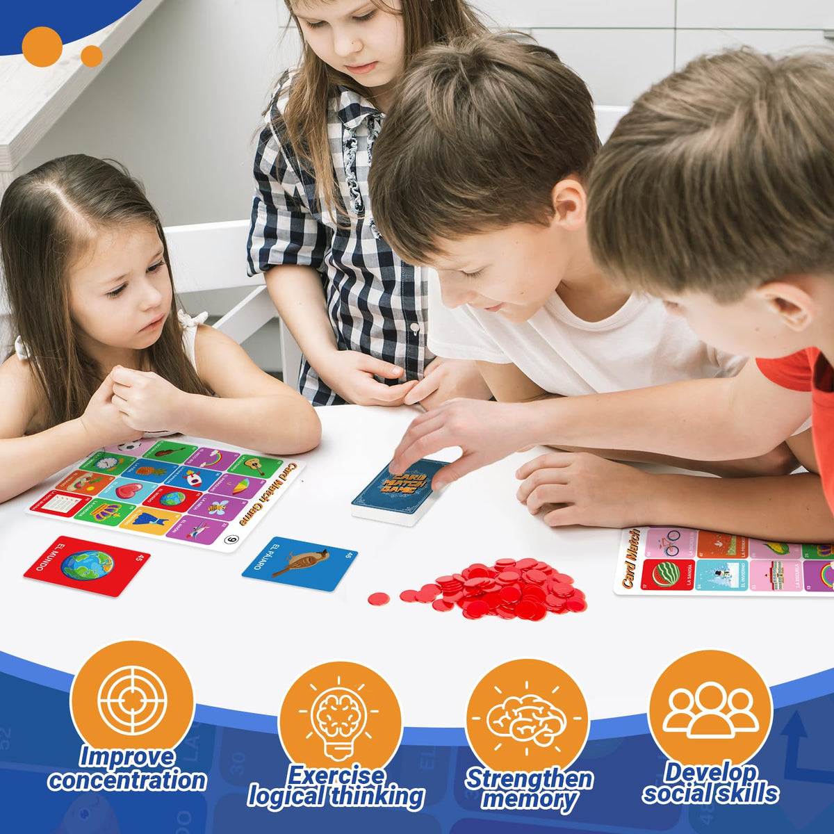 Bosctanuc Loteria Mexican Bingo – Spanish Learning Card Game for Kids and Families