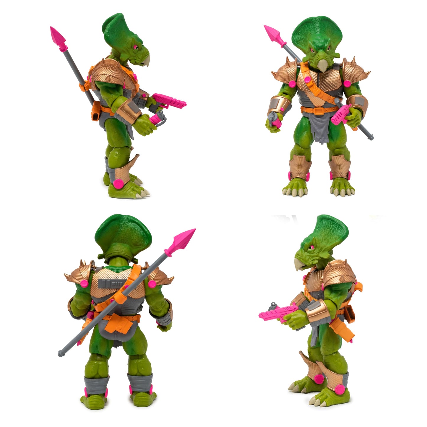 Boss Fight Studio Saurozoic Warrior Ceratopsian Guard – 6-Inch Articulated Figure