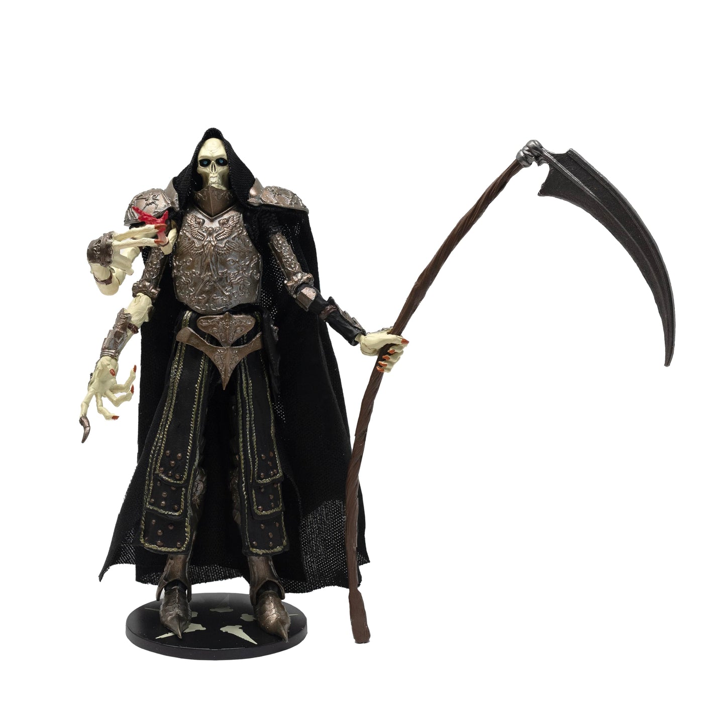 Boss Fight Studio Court of The Dead Demithyle 4-inch Action Figure – Highly Articulate Collectible with Scythe, Alternate Hands, Soft Goods Cape