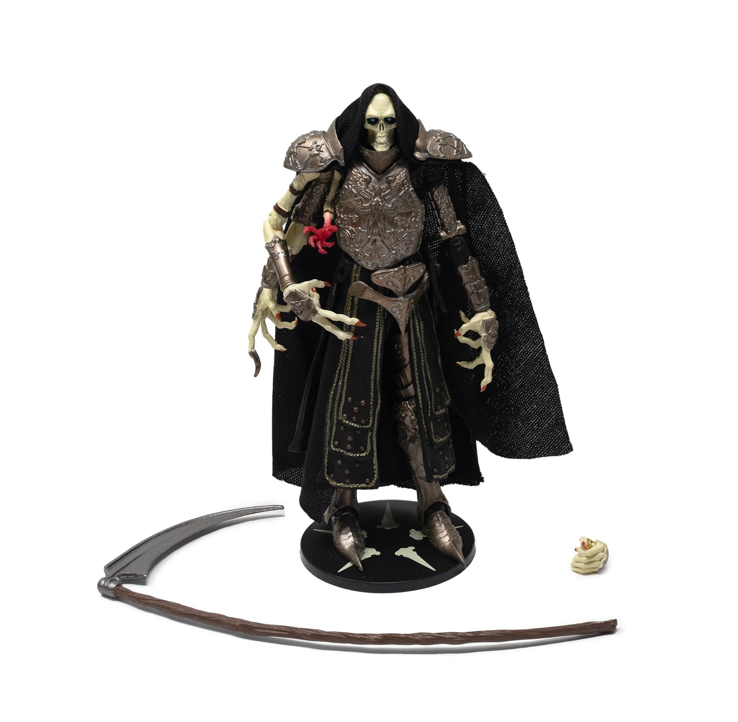 Boss Fight Studio Court of The Dead Demithyle 4-inch Action Figure – Highly Articulate Collectible with Scythe, Alternate Hands, Soft Goods Cape