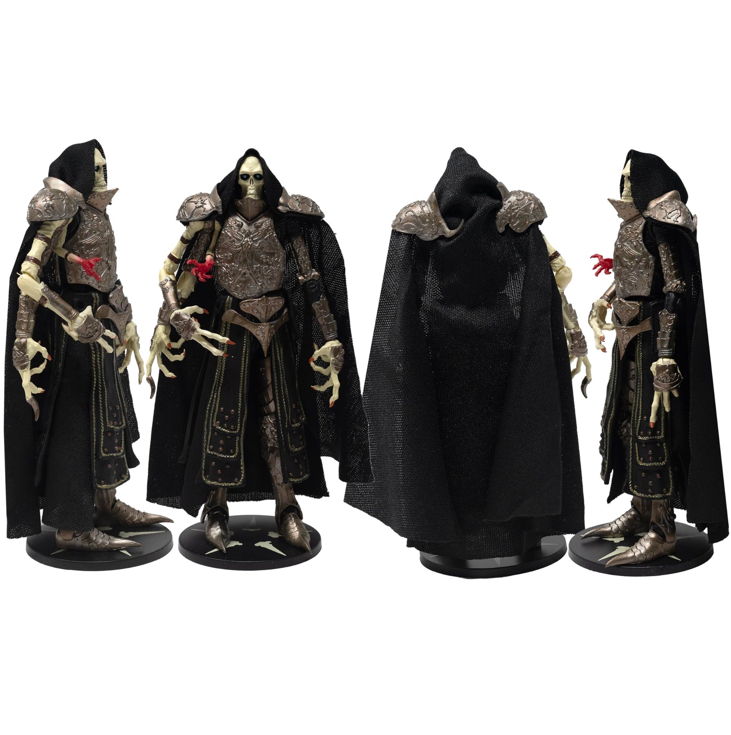 Boss Fight Studio Court of The Dead Demithyle 4-inch Action Figure – Highly Articulate Collectible with Scythe, Alternate Hands, Soft Goods Cape