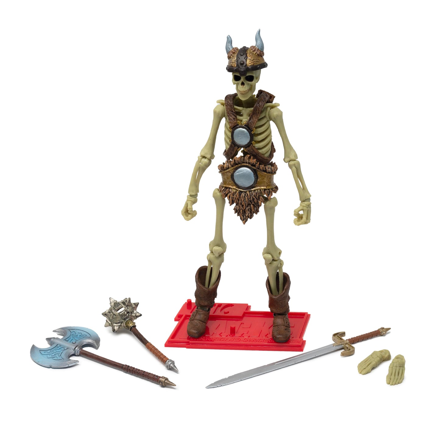 Boss Fight Studio Epic H.A.C.K.S. Set of 4 – Grim Spectre, Pirate, Gladiator & Barbarian Skeletons | 1:12 Scale Collectibles