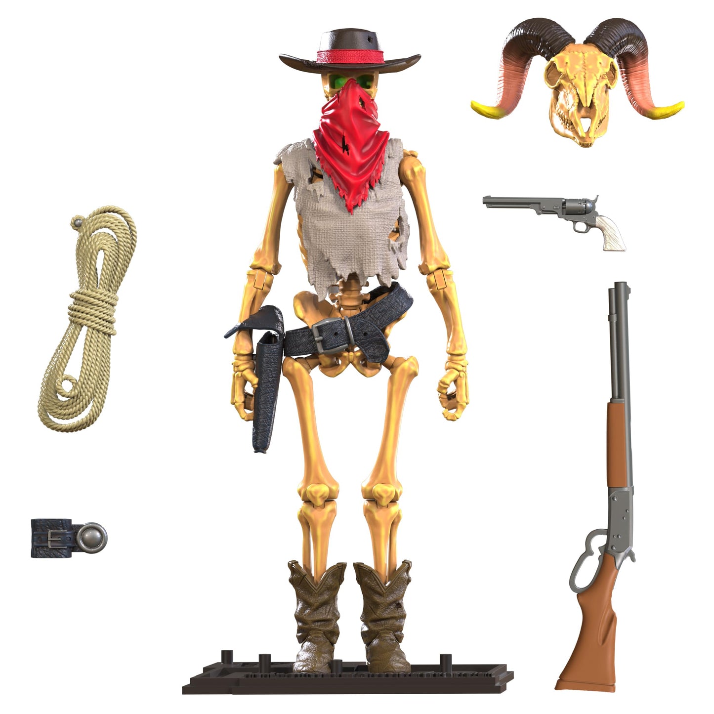 Boss Fight Studio Epic H.A.C.K.S. Set of 4 – Eterno Guardian, Outlaw, Bonesault, Spartan Skeletons | 1:12