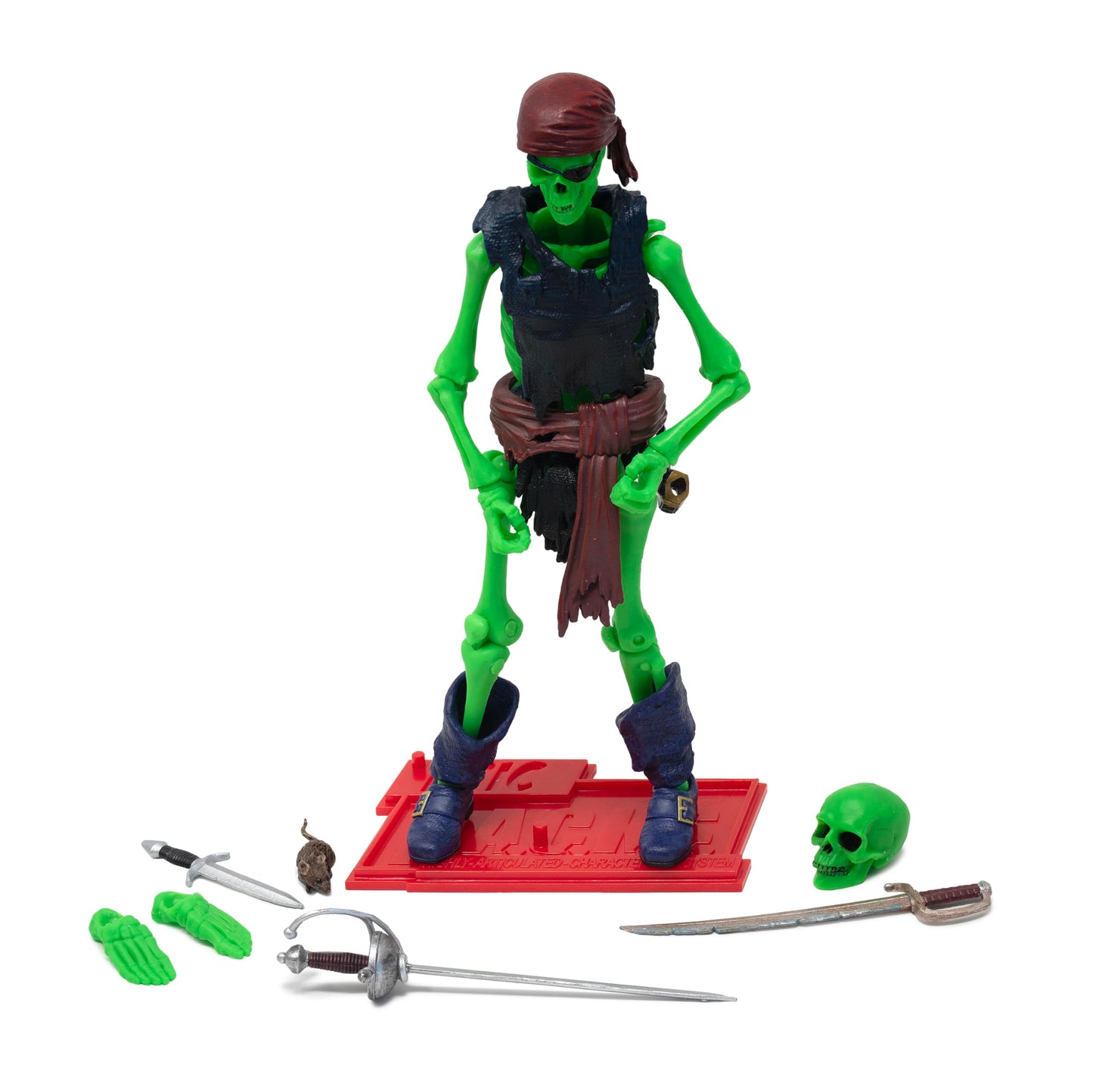 Boss Fight Studio Epic H.A.C.K.S. Set of 4 – Grim Spectre, Pirate, Gladiator & Barbarian Skeletons | 1:12 Scale Collectibles