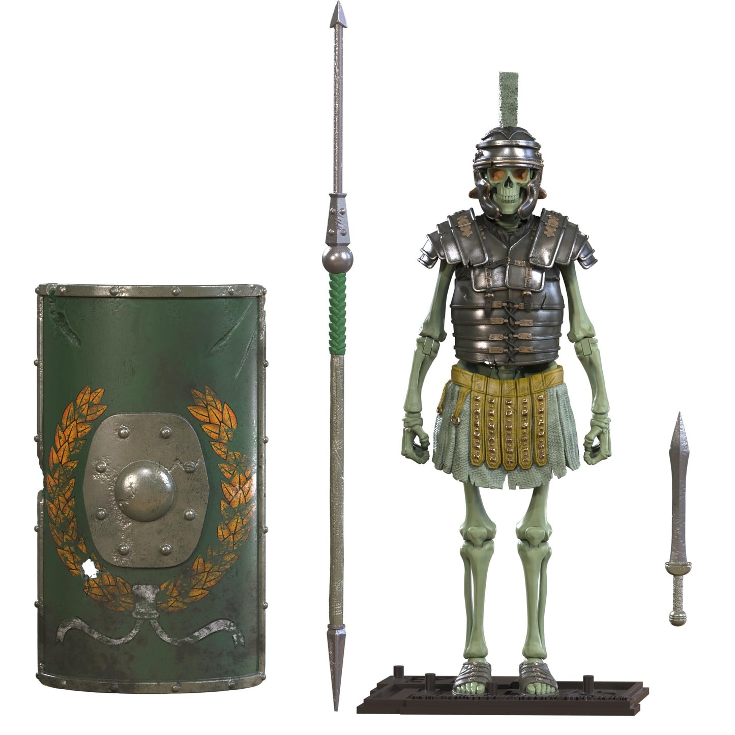 Boss Fight Studio Epic H.A.C.K.S. Set of 4 – Eterno Guardian, Outlaw, Bonesault, Spartan Skeletons | 1:12