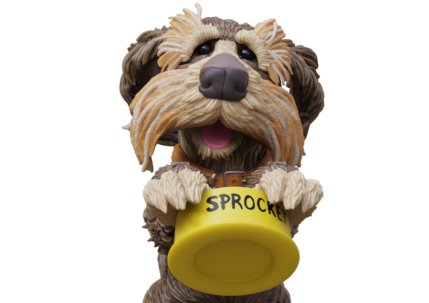 Boss Fight Studio Fraggle Rock Sprocket Premium Collectible Figure – 1:12 Scale, 14+ Articulations