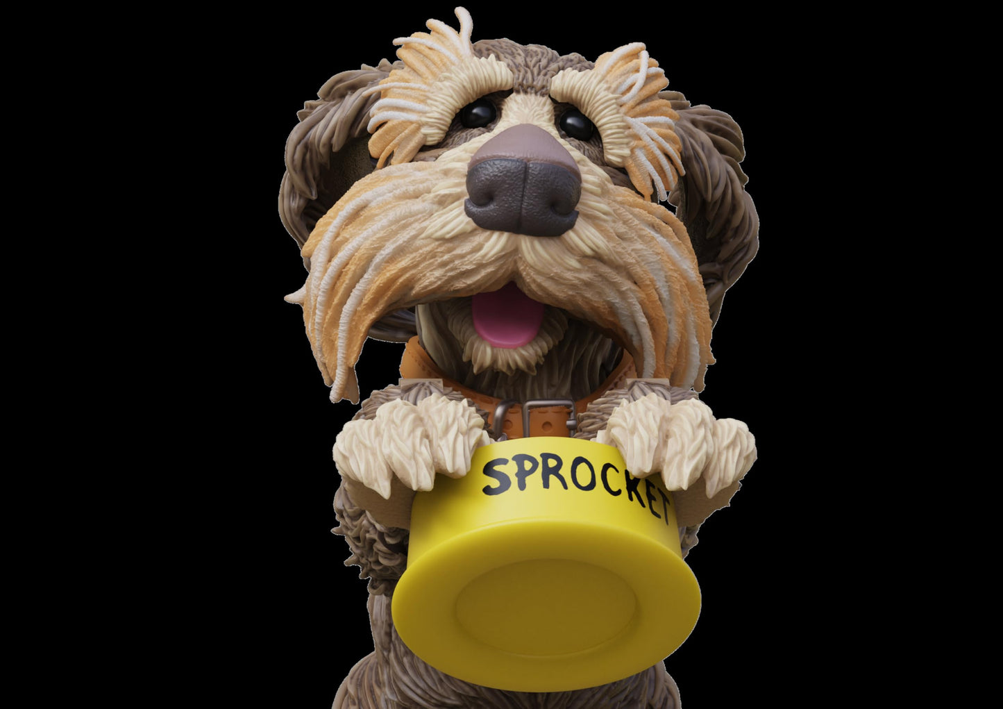 Boss Fight Studio Fraggle Rock Sprocket Premium Collectible Figure – 1:12 Scale, 14+ Articulations