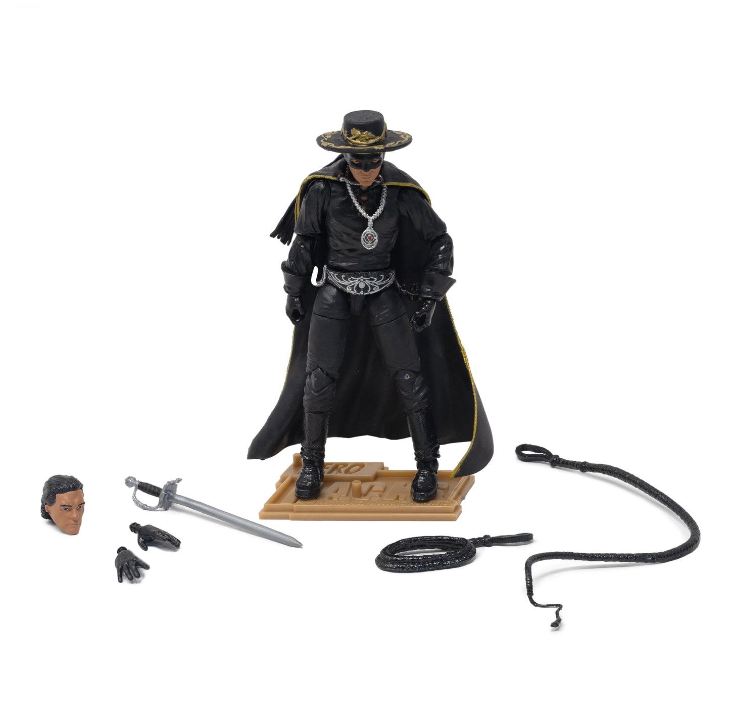 Boss Fight Studio Hero H.A.C.K.S. Alejandro Murrieta 1:18 Action Figure – Hat, Cape, Sword & Display Stand