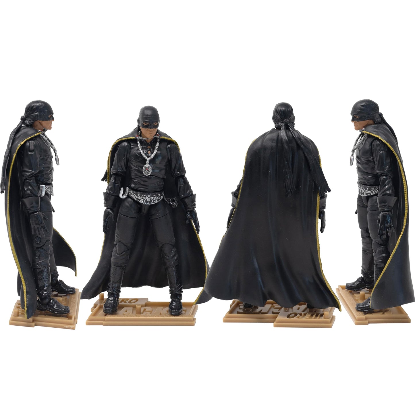 Boss Fight Studio Hero H.A.C.K.S. Alejandro Murrieta 1:18 Action Figure – Hat, Cape, Sword & Display Stand