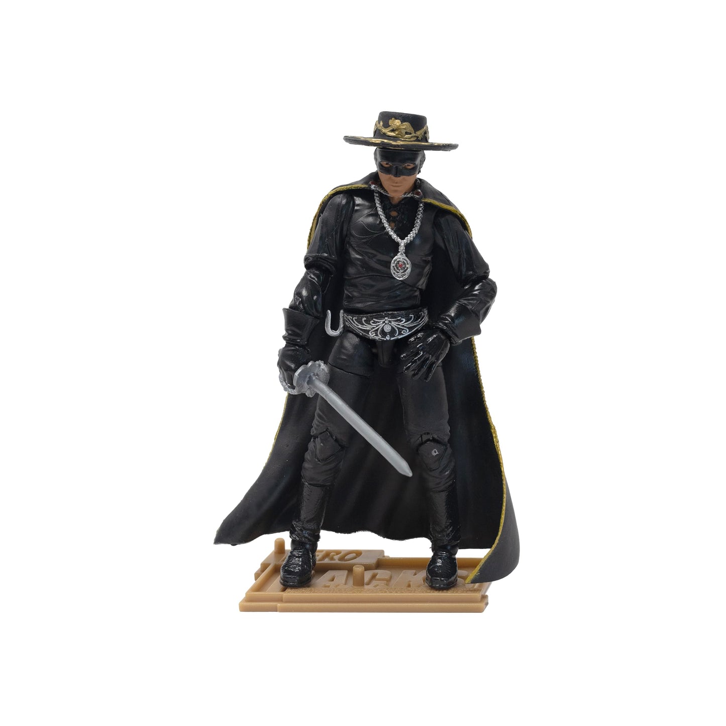 Boss Fight Studio Hero H.A.C.K.S. Alejandro Murrieta 1:18 Action Figure – Hat, Cape, Sword & Display Stand