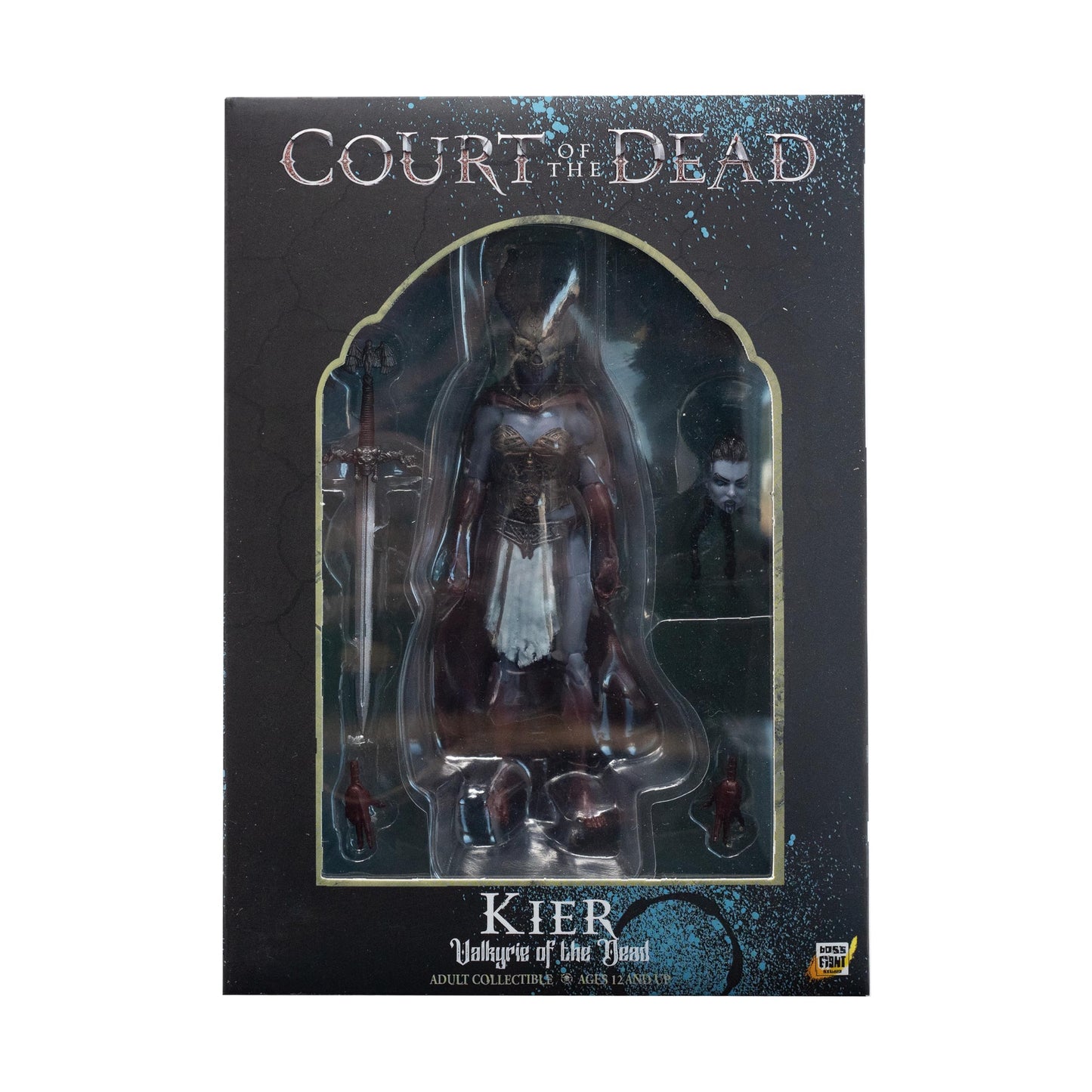 Boss Fight Studio Kier – Court of the Dead 4-Inch Valkyrie of the Dead Action Figure | H.A.C.K.S. Compatible