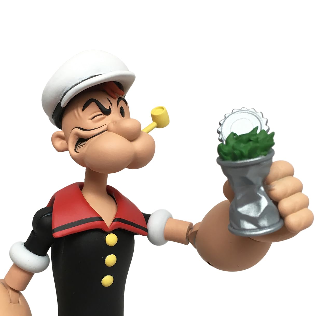 Boss Fight Studio Popeye Classics Wave 1 – 1:12 Scale Articulated Popeye Figure with Spinach Can & Accessories