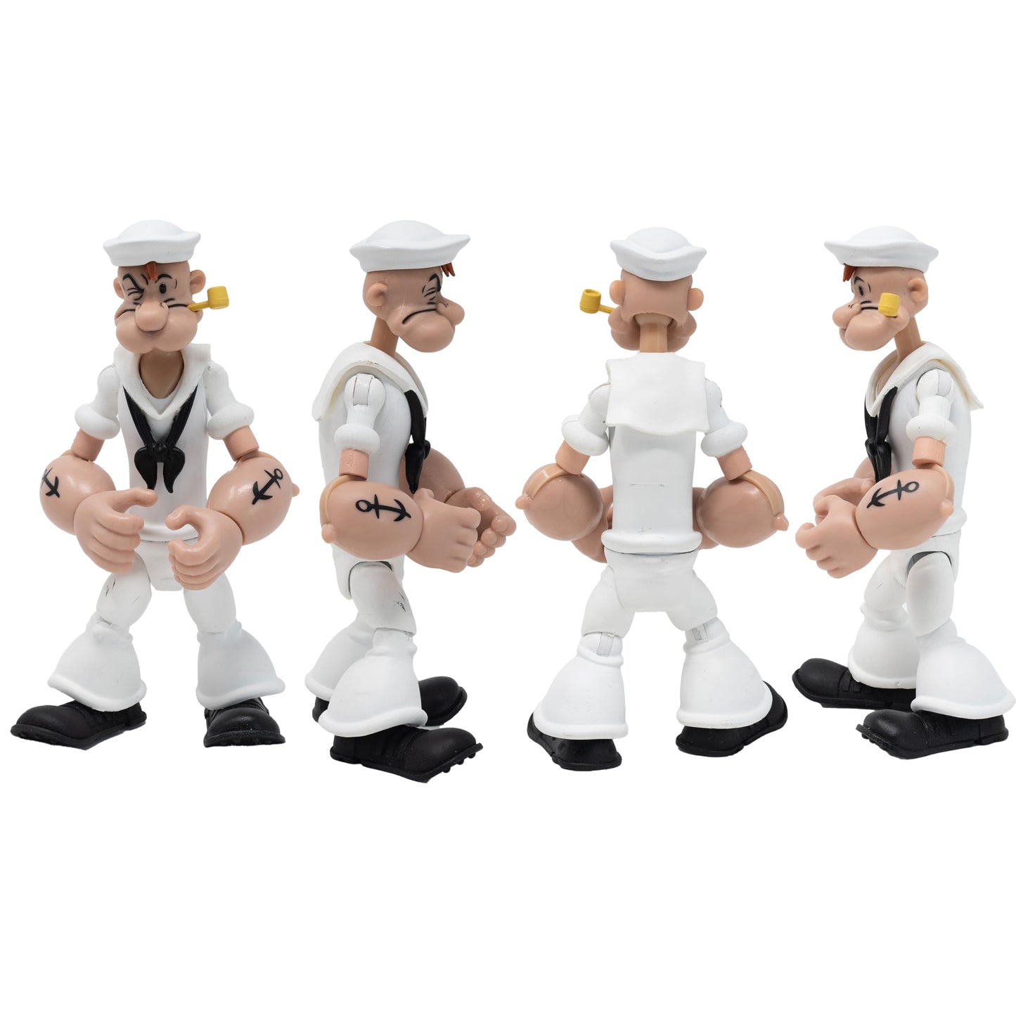 Boss Fight Studio Popeye in White Sailor Suit – 1:12 Collectible Action Figure with Spinach & Alternate Head