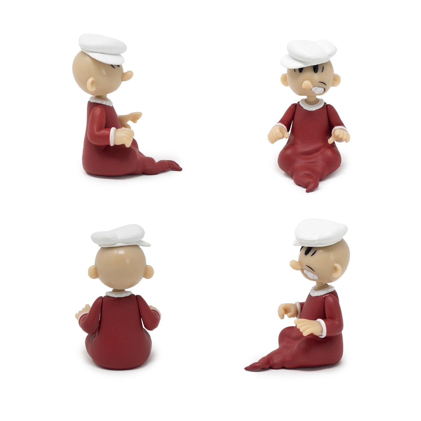 Boss Fight Studio Olive OYL Popeye Classics Wave 1 Action Figure - 1:12 Scale, Highly Articulated with Swee’ Pea, Fabric Skirt, Alternate Heads & Hat