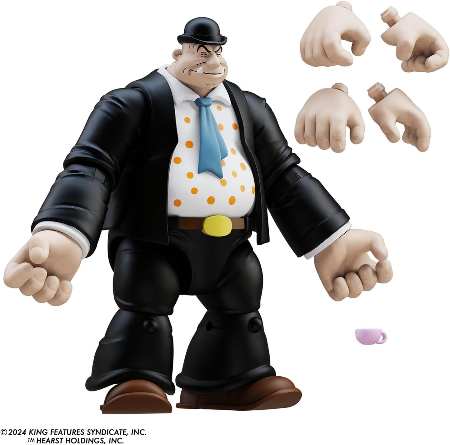 Boss Fight Studio Popeye Classics Toar Action Figure – 1:12 Scale, Fully Articulated with Tea Cup and Hands