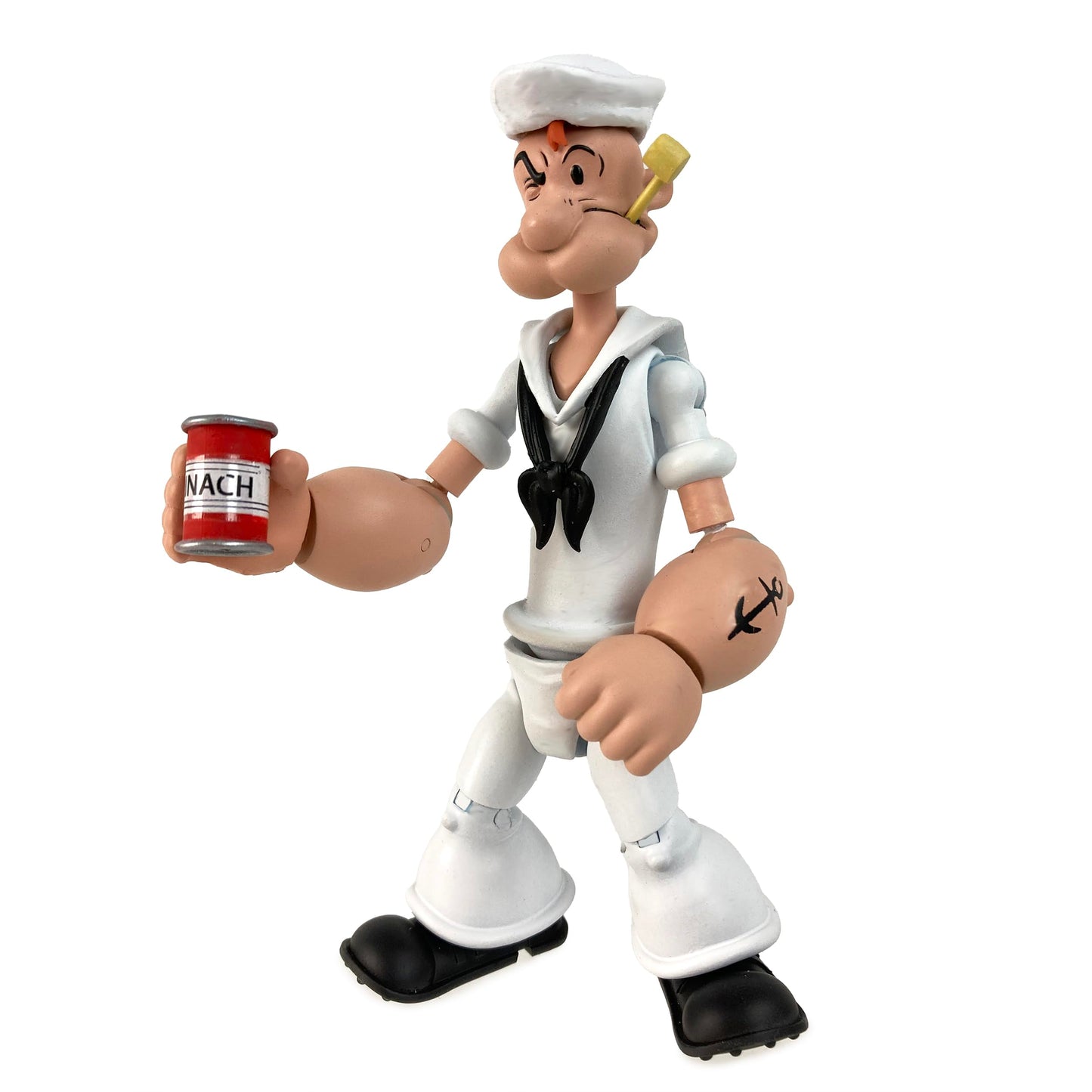Boss Fight Studio Popeye in White Sailor Suit – 1:12 Collectible Action Figure with Spinach & Alternate Head