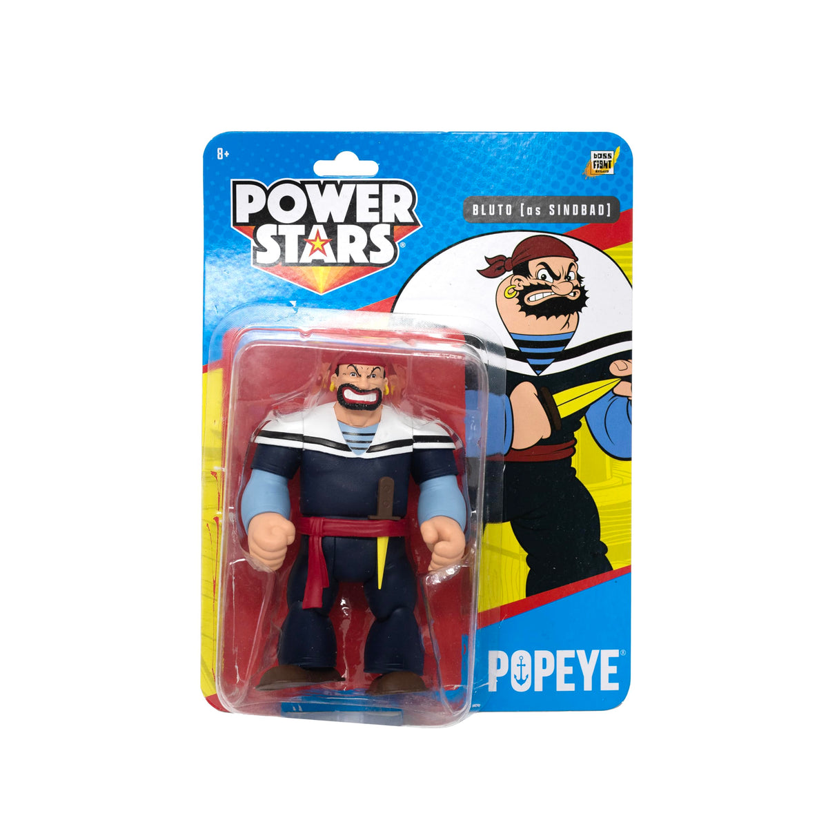 Boss Fight Studio Power Stars Bluto as Sindbad Figure – 5-Inch Retro-Style Action Figure, 7-Point Articulation