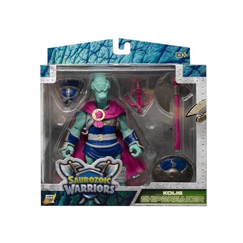 Boss Fight Studio Saurozoic Warrior Kolig Shipbreaker 1:12 Scale Armored Dinosaur Hero