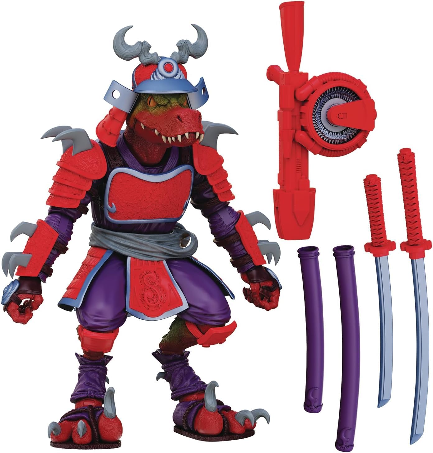 Boss Fight Studio Saurozoic Warrior Sokudo Legion – 6-Inch Armored Dinosaur Action Figure with Full Accessories