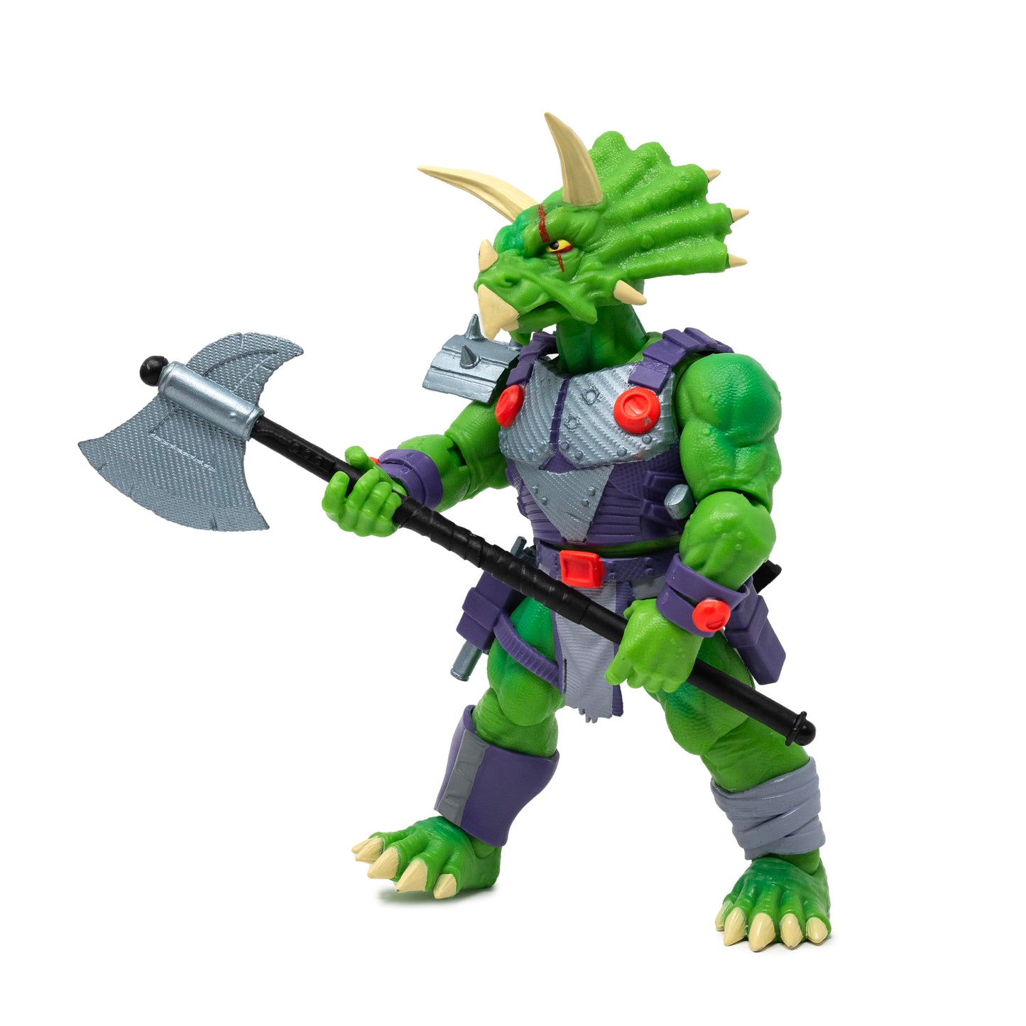 Boss Fight Studio Saurozoic Warrior Triax Skiver – 6-Inch Articulated Dinosaur Hero with Full Accessories