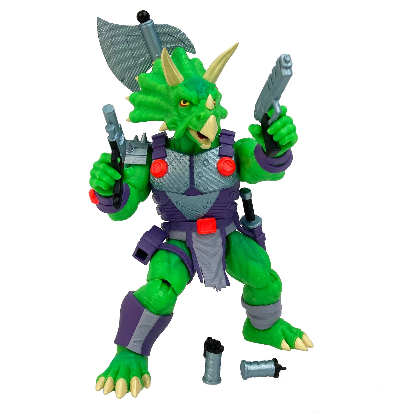 Boss Fight Studio Saurozoic Warrior Triax Skiver – 6-Inch Articulated Dinosaur Hero with Full Accessories