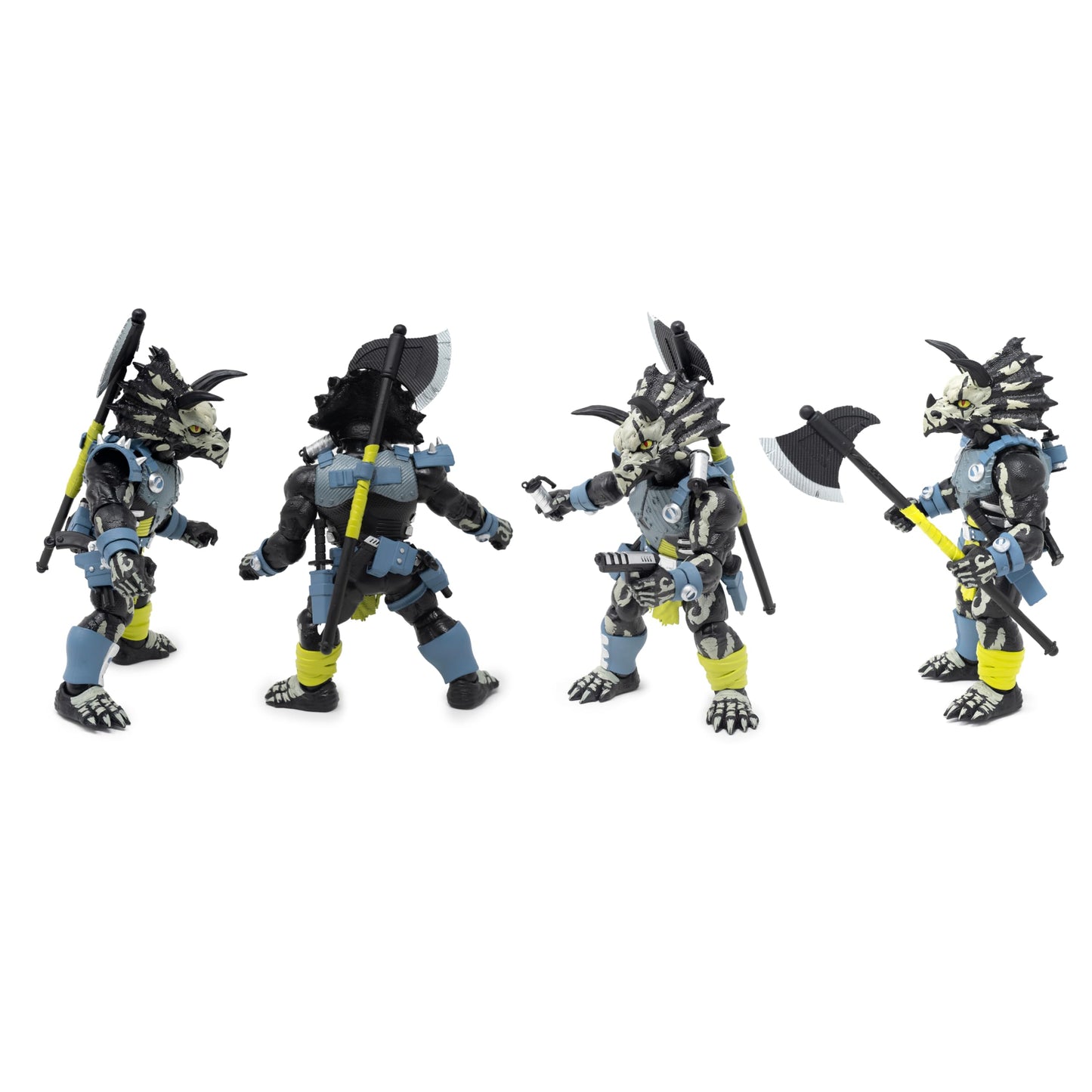 Boss Fight Studio Saurozoic Warrior Triax Skiver – Night Lands Deco, 6-Inch Articulated Dinosaur Hero