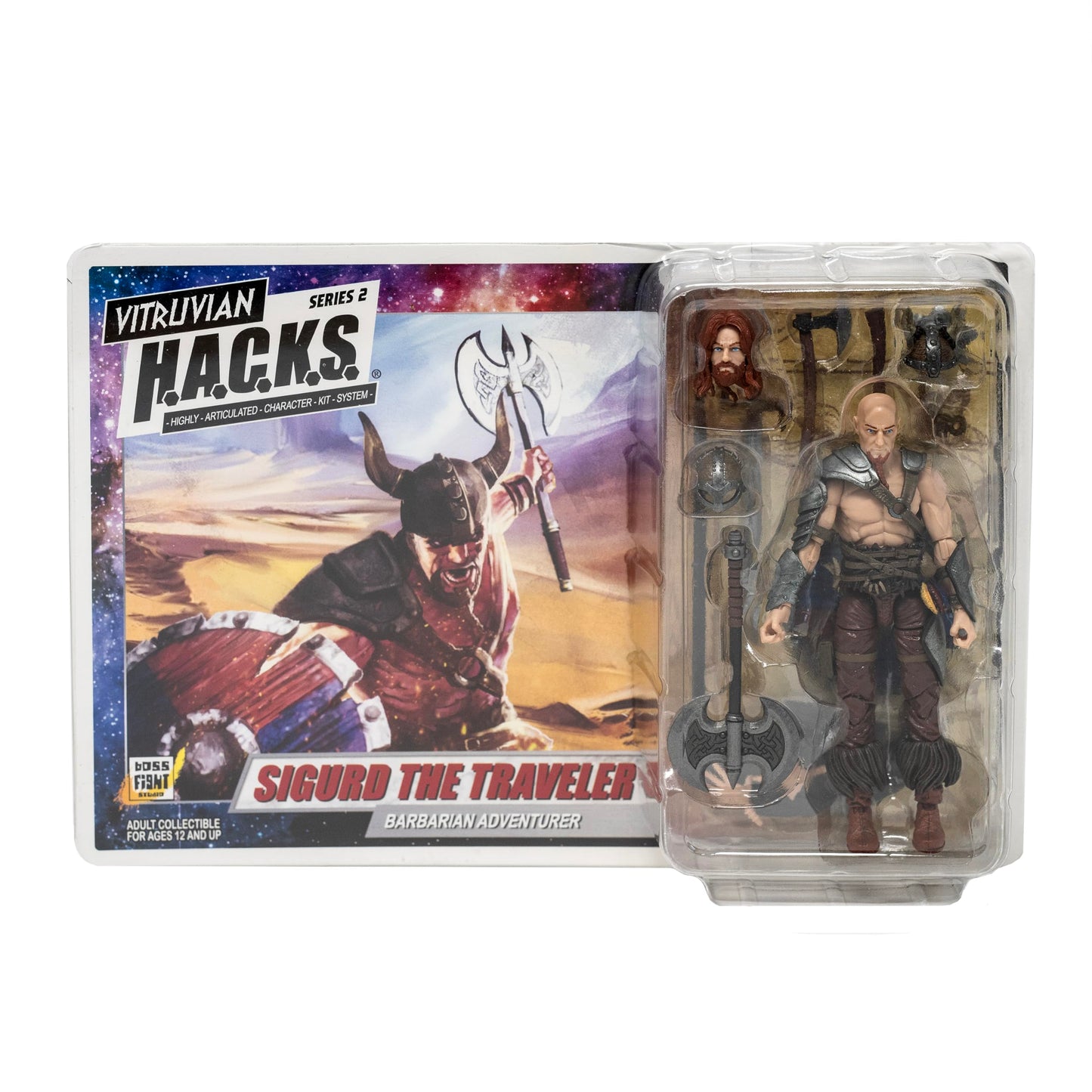 Boss Fight Studio Vitruvian H.A.C.K.S. Sigurd The Unconquerable – 1:18 Action Figure | Articulation & Customization