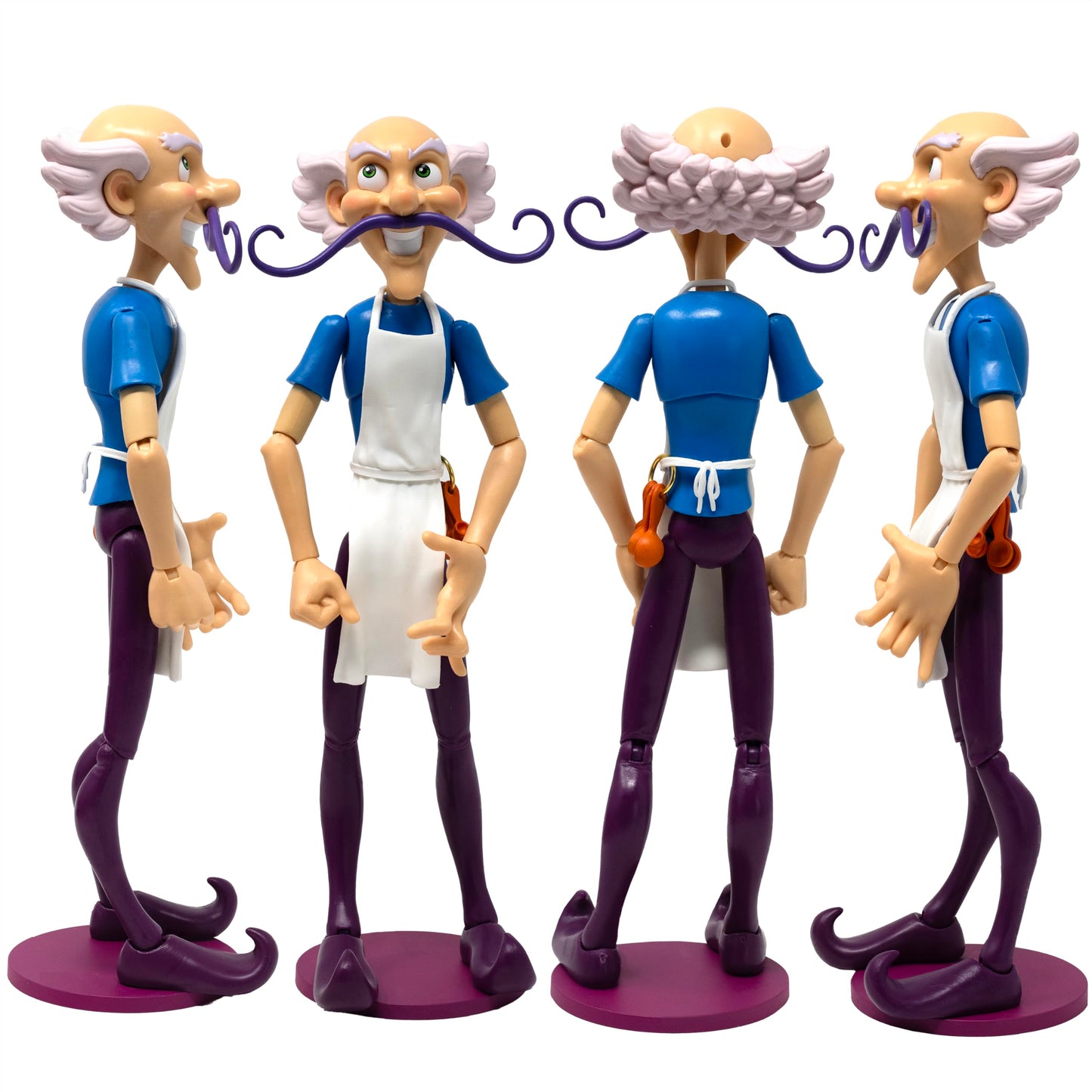 Boss Fight Studio Strawberry Shortcake Deluxe Purple Pie Man Figure – 1:12 Scale, Highly Articulated, Scented with Accessories