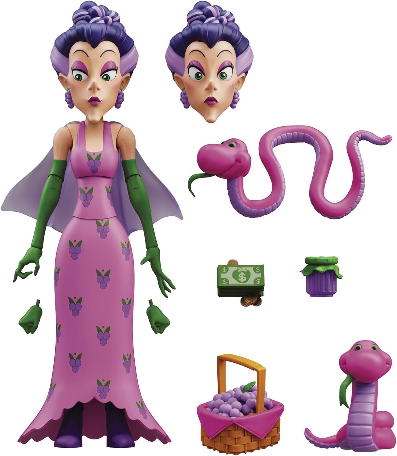 Boss Fight Studio Strawberry Shortcake Deluxe Sour Grapes – 1:12 Scale Collectible Figure