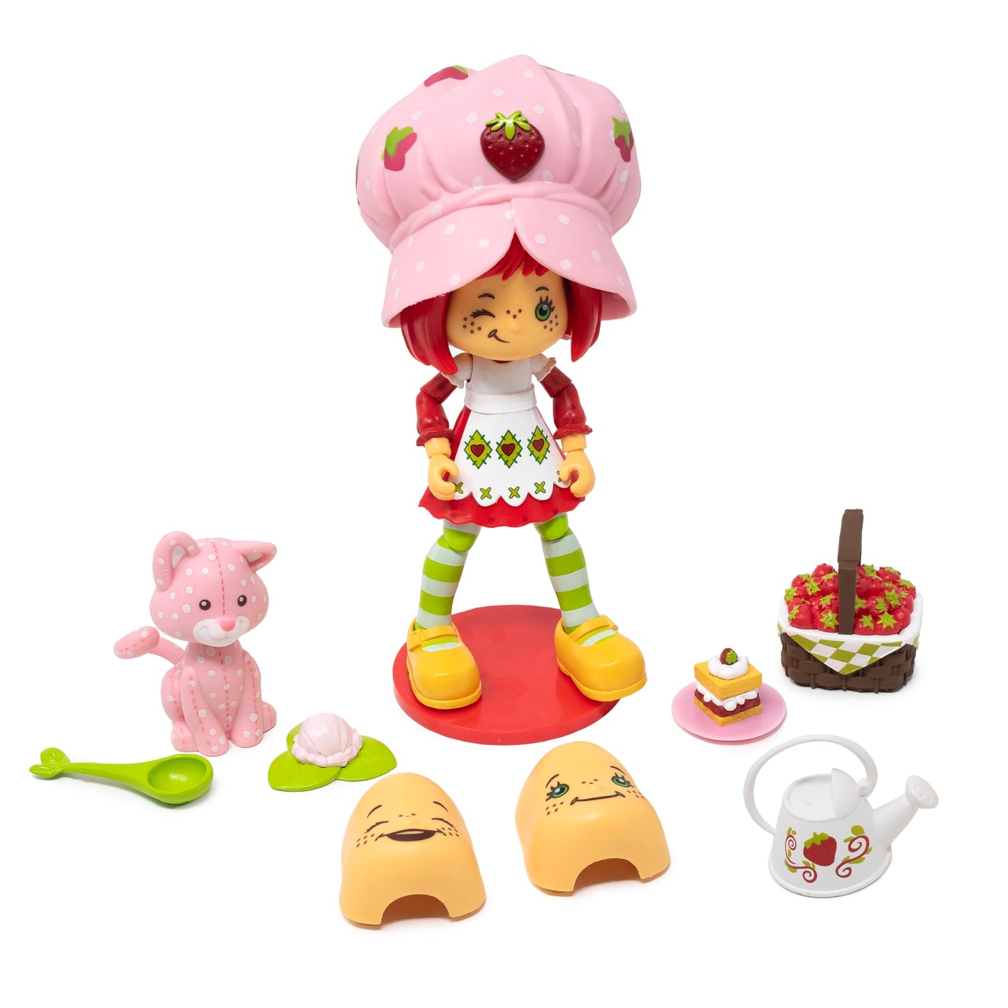 Boss Fight Studio Strawberry Shortcake & Custard Kitten Figure – 1:12, Scented, Highly Articulated