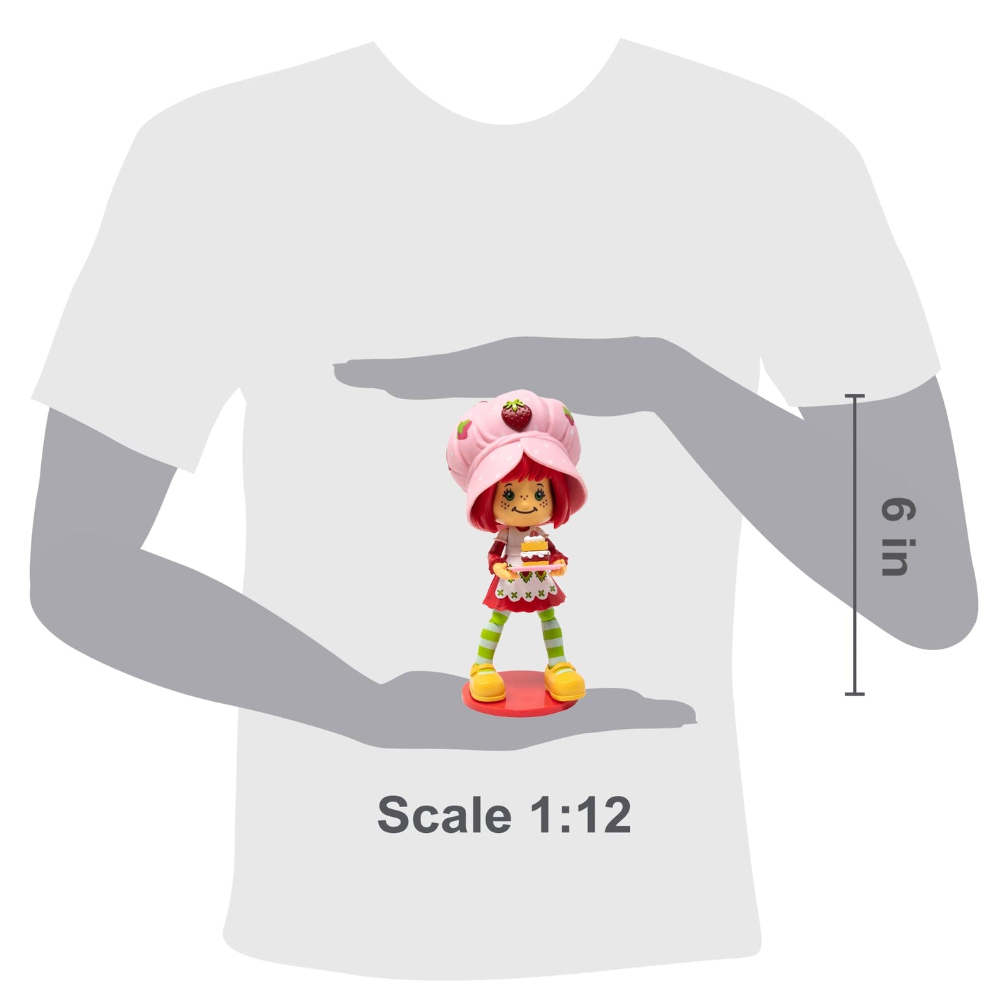 Boss Fight Studio Strawberry Shortcake & Custard Kitten Figure – 1:12, Scented, Highly Articulated