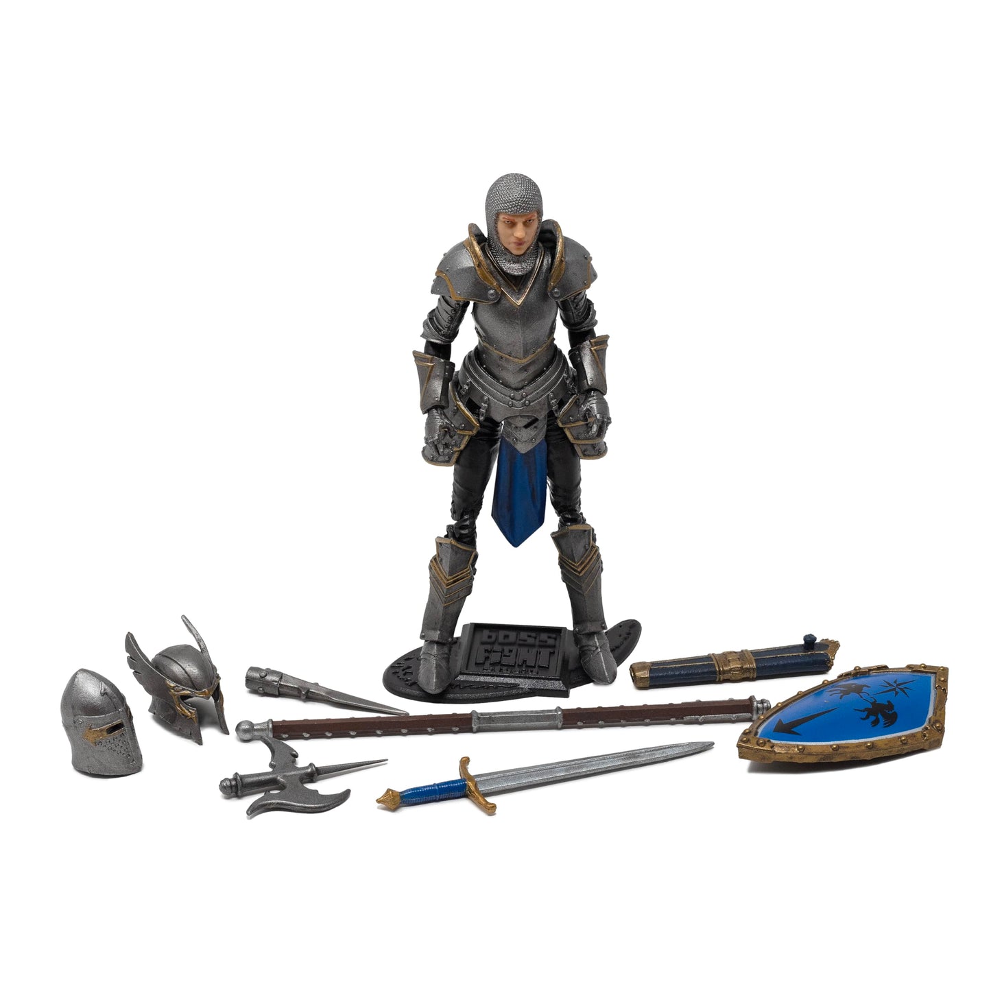 Boss Fight Studio Vitruvian H.A.C.K.S. Female Knight of Accord Action Figure - 1:18 Scale, Interchangeable Parts