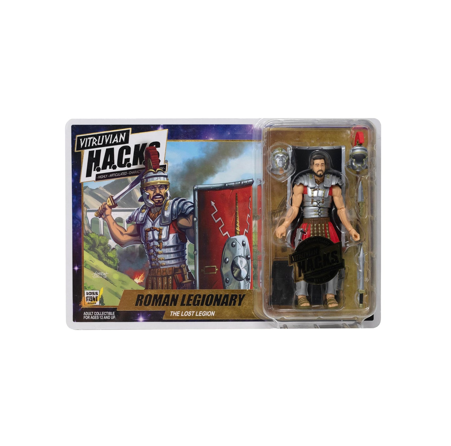 Vitruvian H.A.C.K.S. 10th Anniversary Roman Legionary – Boss Fight Studio 1:18 Action Figure