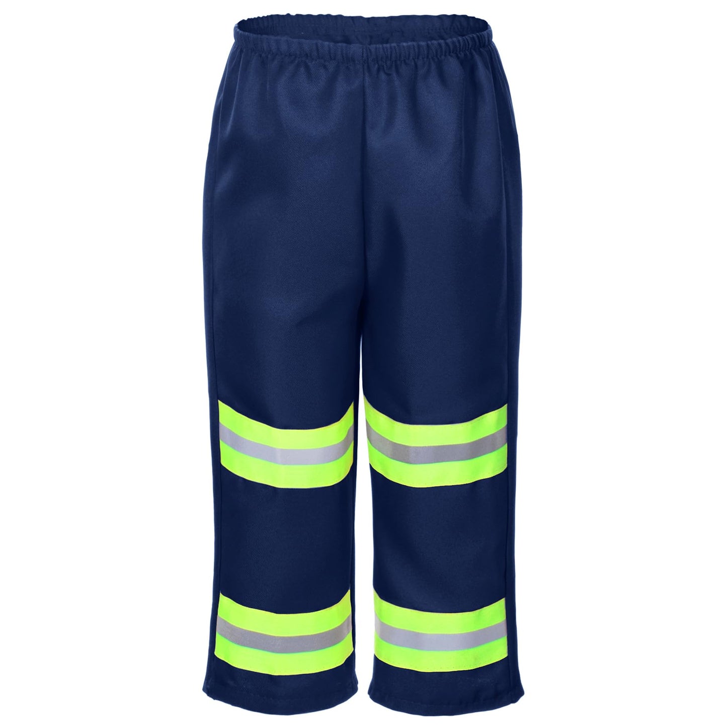 Bosvin Kids Firefighter Costume with 8-Piece Accessories - Navy Blue, Ages 10-11