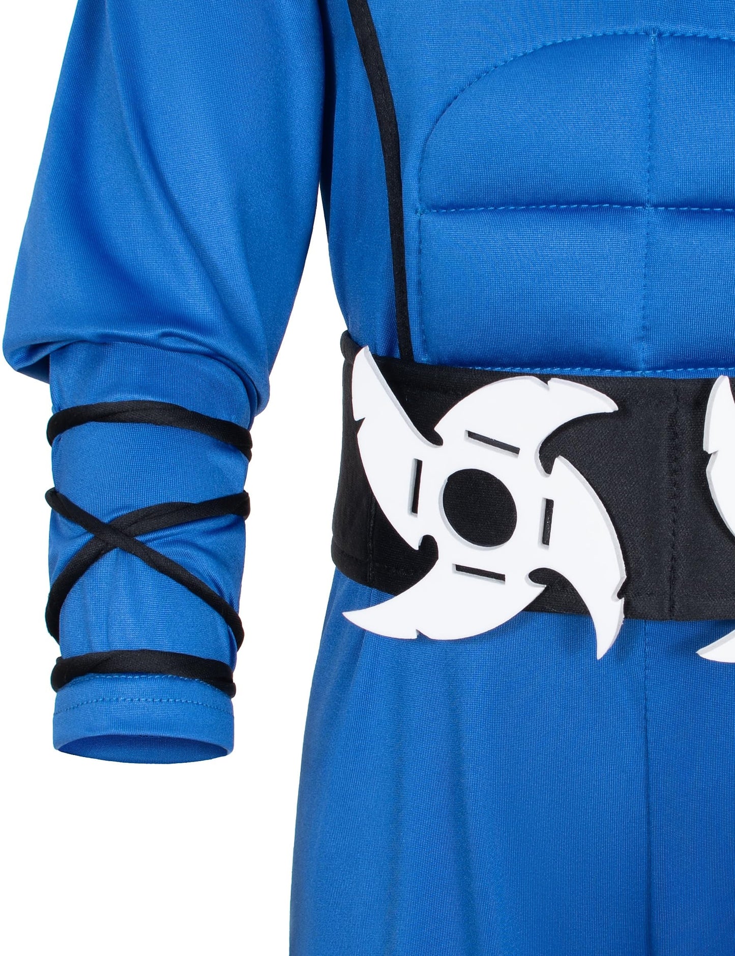 Bosvin Kids Ninjia Costume Blue Muscle Ninja Suit – for 8-10 Years | Deluxe Ninja Toys