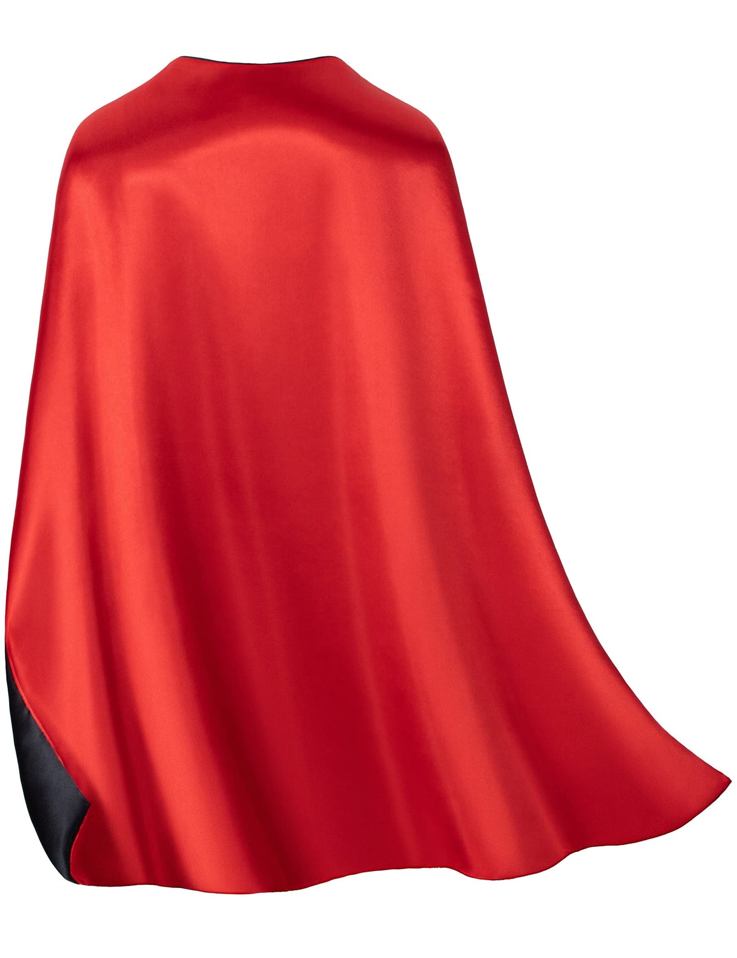 Bosvin Kids Double-Sided Black Superhero Cape & Mask | Dress-Up & Parties