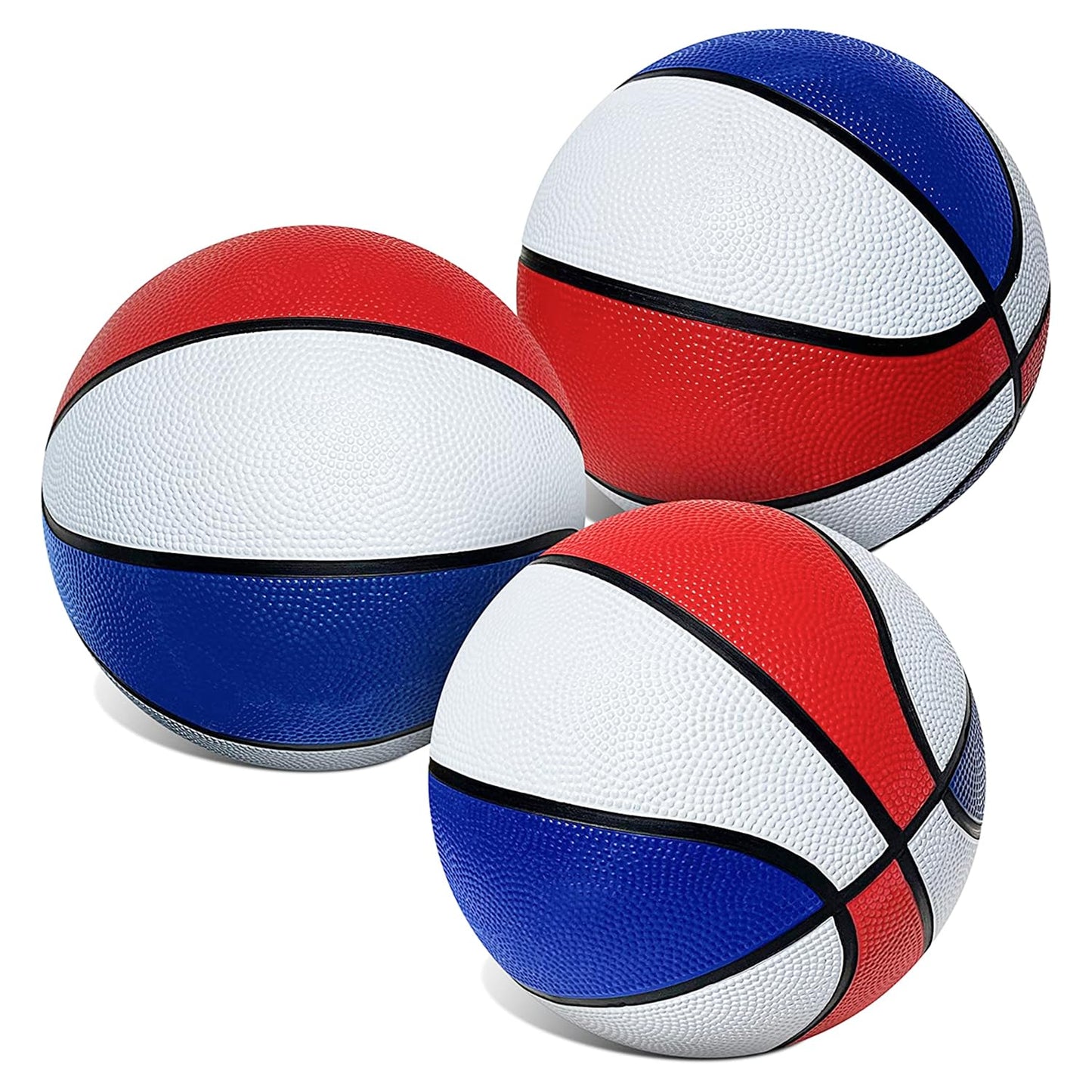 Botabee Mini Basketball Set 3 Pack – 7in Size 3 Indoor/Outdoor Arcade Balls