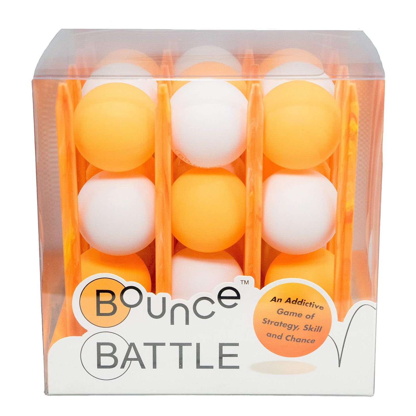 Bounce Battle™ Marbled Edition – Fast-Paced Family Party Game (27 Balls)