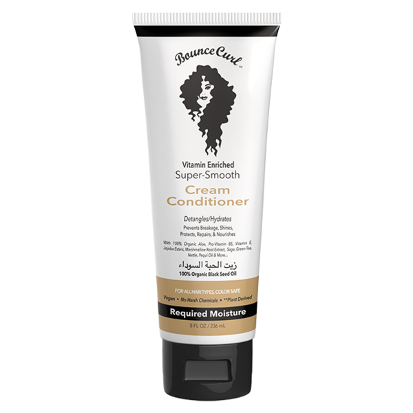 Bounce Curl Super Smooth Cream Conditioner for Frizz Control & Detangling Curly & Wavy Hair 236ml / 7.98 oz