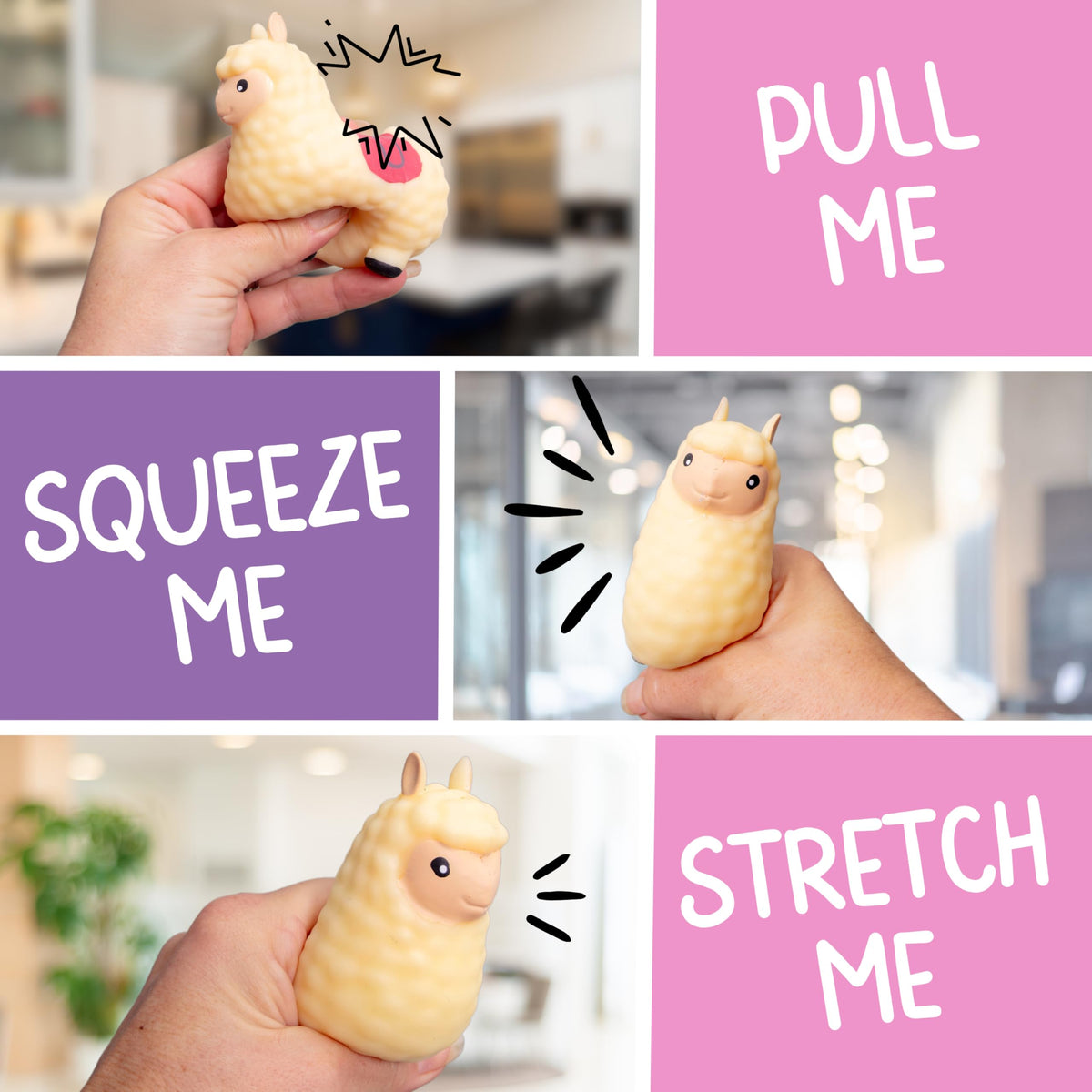 Boxer Gifts Calma Llama Stress Relief Toy | Llama Fidget & Desk Accessory