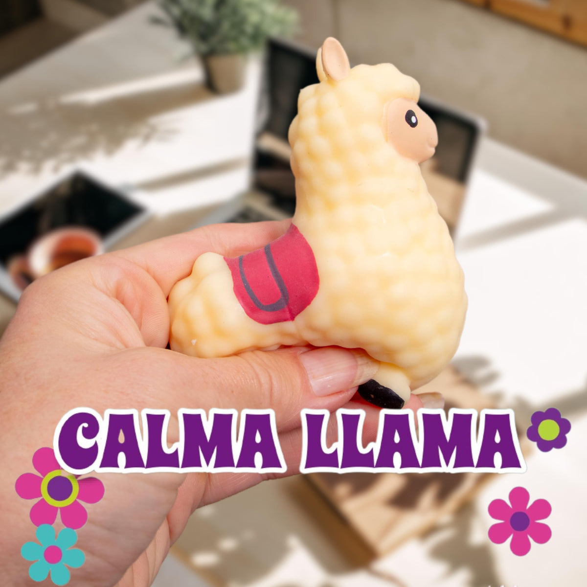 Boxer Gifts Calma Llama Stress Relief Toy | Llama Fidget & Desk Accessory