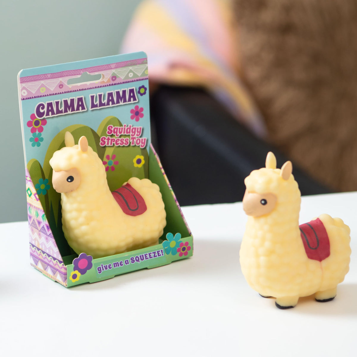 Boxer Gifts Calma Llama Stress Relief Toy | Llama Fidget & Desk Accessory