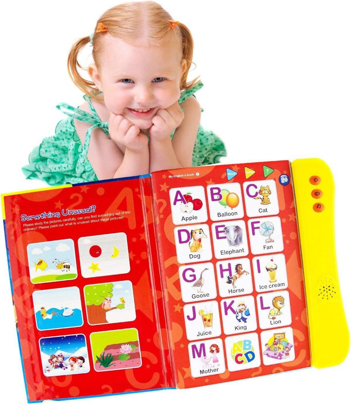 Boxiki Kids Preschool ABC Sound Book – Interactive Alphabet Learning Toy for Ages 3+