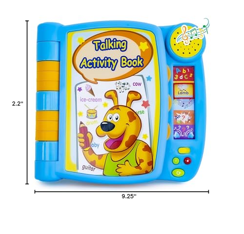 Boxiki Kids Talking Activity Book for 2 Years & Up – 5 Learning Activities